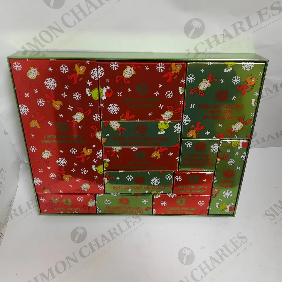 REVOLUTION X THE GRINCH 12 DAY ADVENT CALENDAR SET 