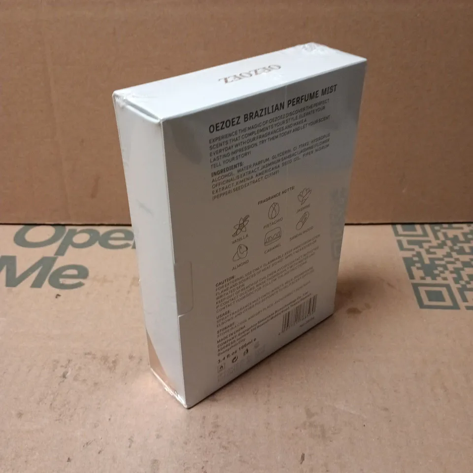 BOXED AND SEALED OEZOEZ BRAZILIAN EAU DE PARFUM 100ML