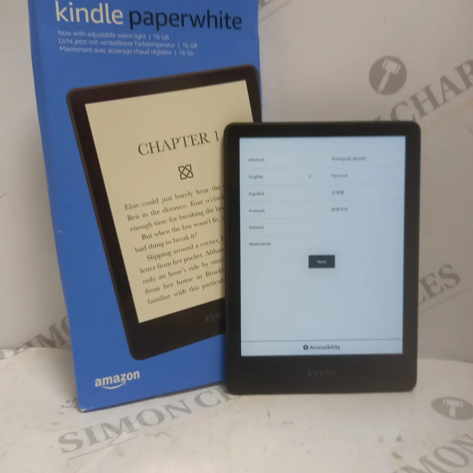 BOXED AMAZON KINDLE PAPERWHITE 11TH GEN E-READER TABLET