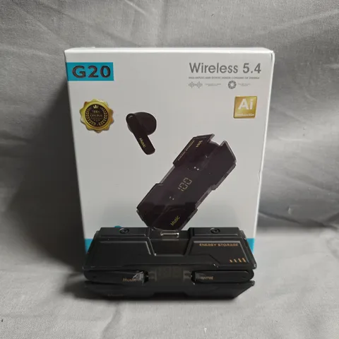 G20 WIRELESS 5.4 TRUE WIRELESS EARBUDS WITH CASE