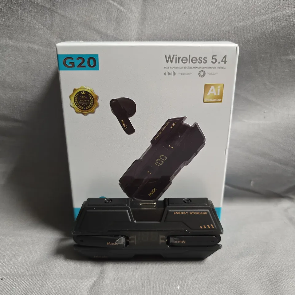 G20 WIRELESS 5.4 TRUE WIRELESS EARBUDS WITH CASE