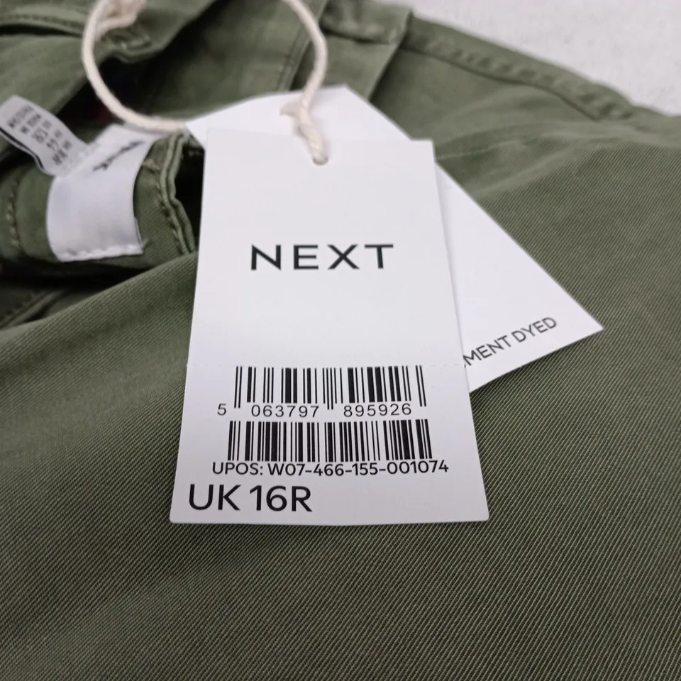 NEXT GREEN TROUSERS UK 16R