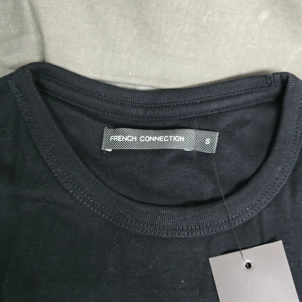FRENCH CONNECTION MEN'S BLACK T-SHIRT, UK SIZE S