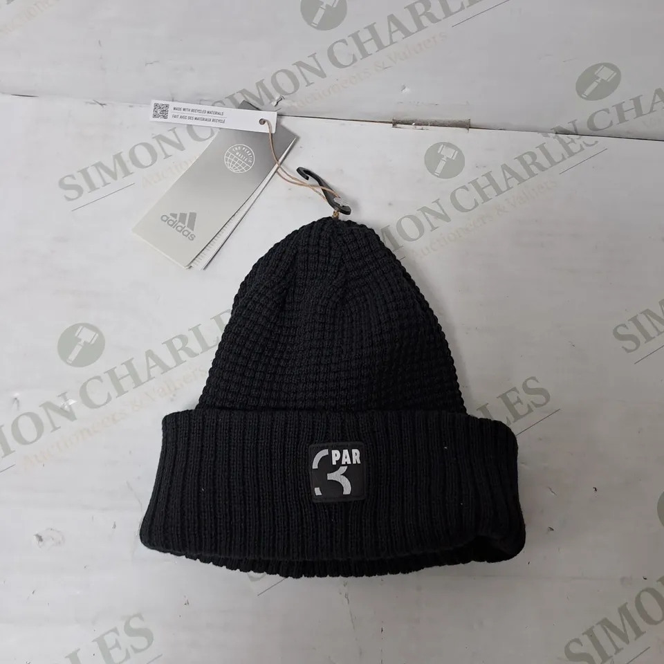 ADIDAS 3 PAR BEANIE IN BLACK