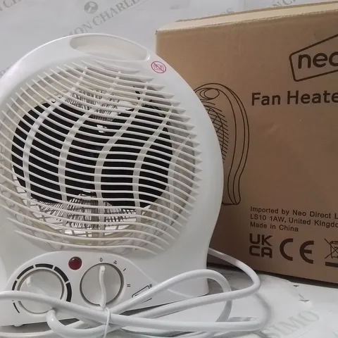 BOXED NEO FAN HEATER IN WHITE