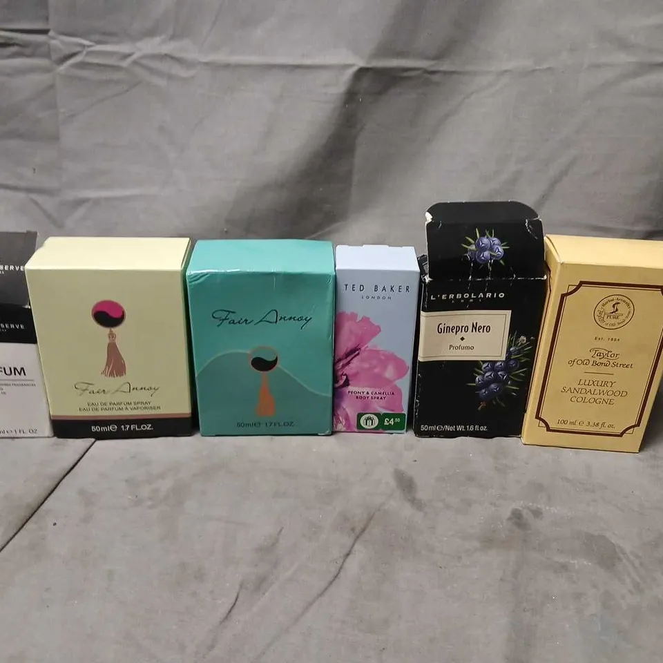 APPROXIMATELY TEN ASSORTED BOXED FRAGRANCES TO INCLUDE; NIVEA, AVON, THE SCENT RESERVE AND TED BAKER