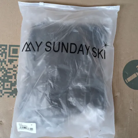 bagged my sunday ski teddy gilet in black size medium