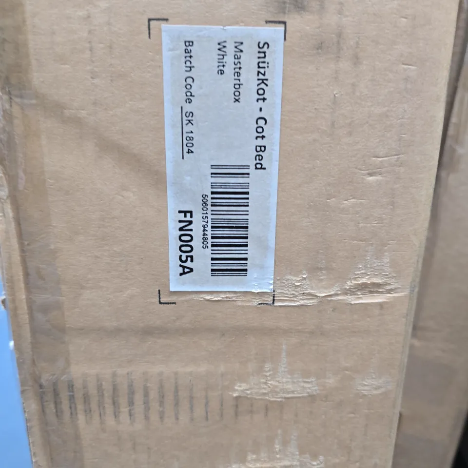 SNUZKOT COT BED – WHITE (BOXED)