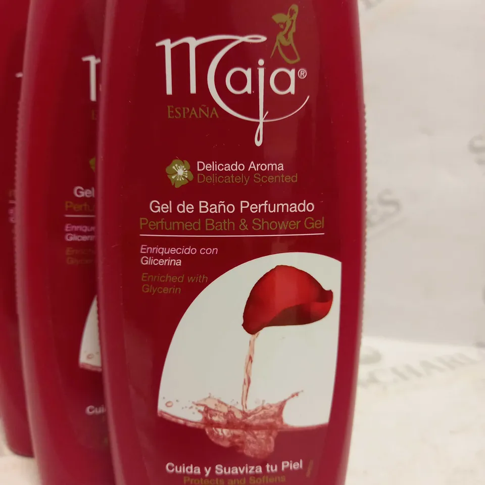 MAJA ESPANA PERFUMED BATH AND SHOWER GEL 400ml X 4