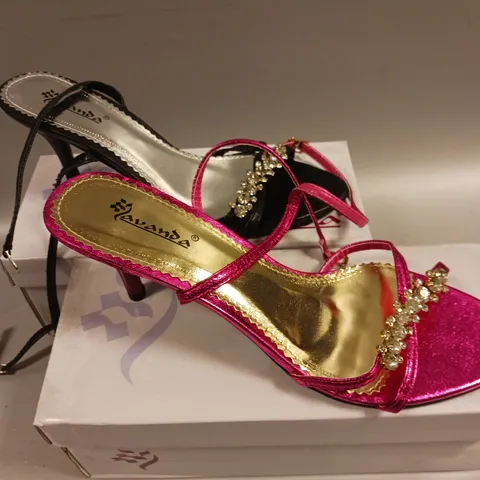 LO TO F9 BOXED PAIRS OF LAVANDA SHOES - VARIOUS SIZES