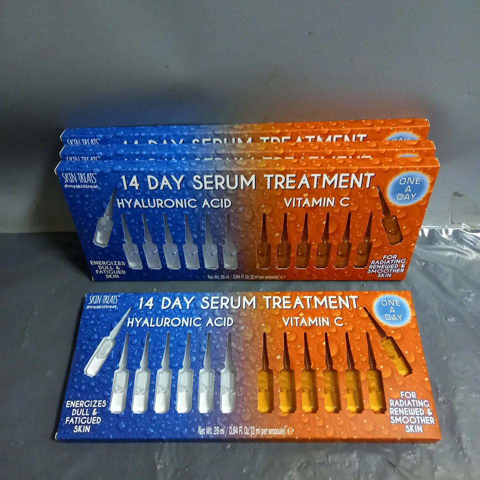 SKIN TREATS LOT OF 4 14 DAY SERUM TREATMENTS