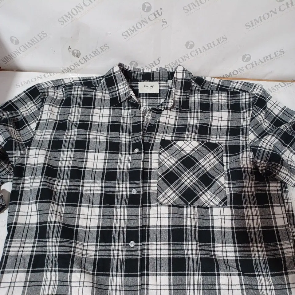 FIRETRAP CHECK OVERSHIRT - UK 14