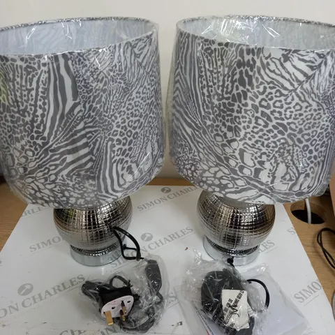 JM BY JULIEN MACDONALD SET OF 2 DISCO BALL LAMPS