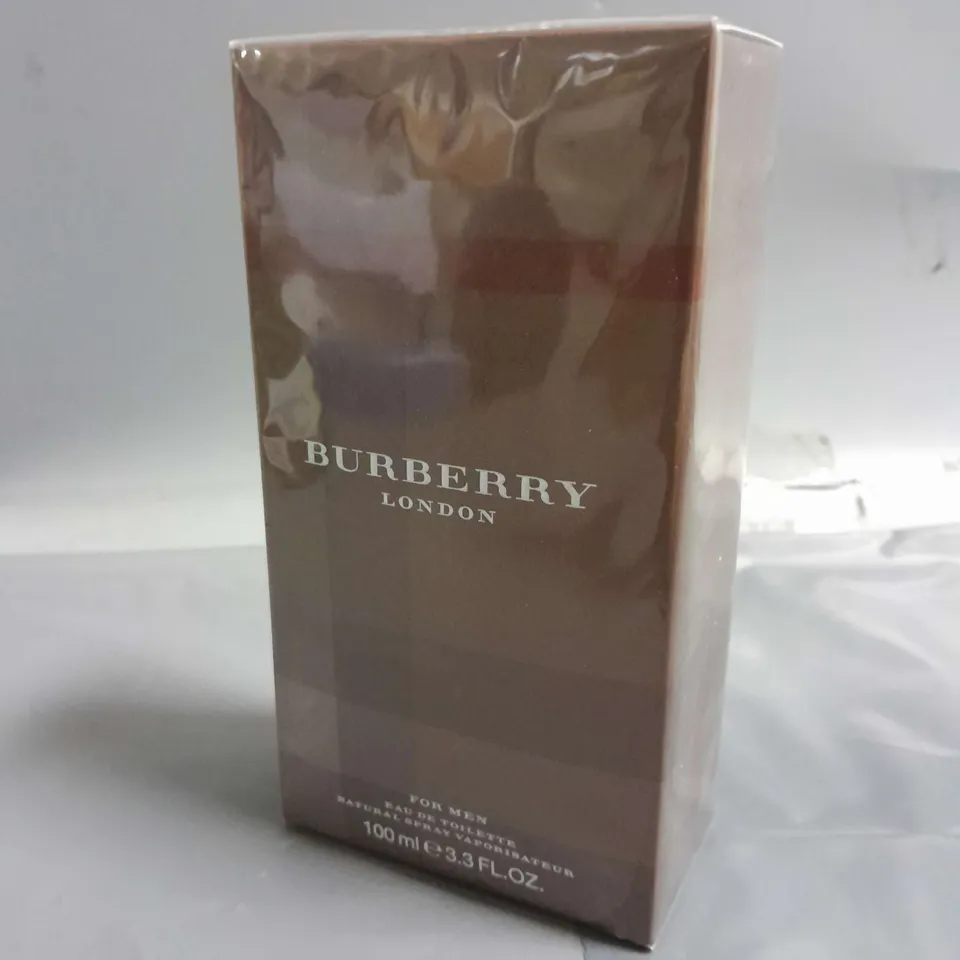 BOXED AND SEALED BURBERRY LONDON EAU DE TOILETTE FOR MEN 100ML