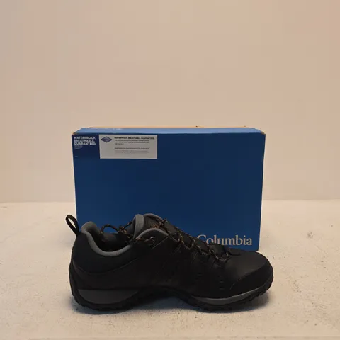 COLUMBIA MEN’S WOODBURN WATERPROOF HIKING SHOES – BLACK, UK 9.5