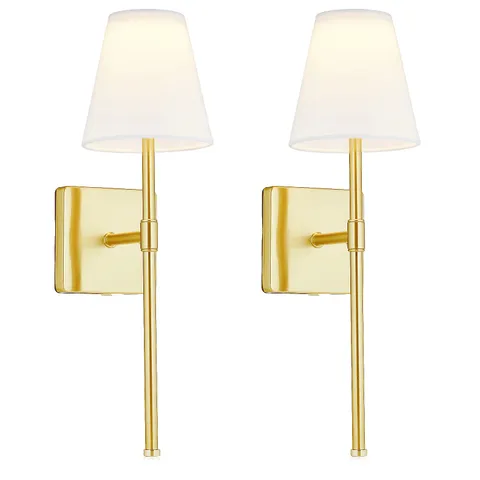 BELL & HOWELL SET OF 2 RECHARGEABLE WALL LIGHT SCONCES