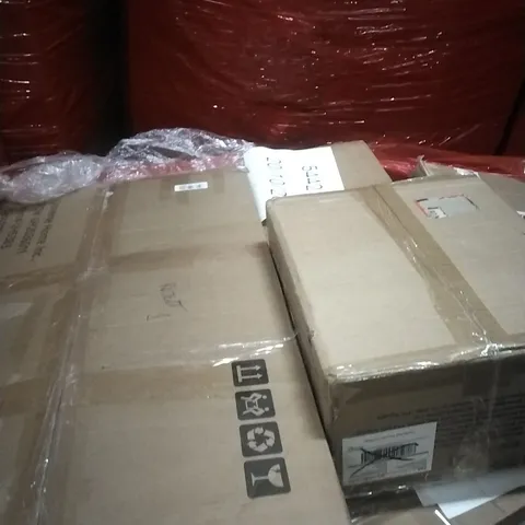 PALLET OF ASSORTED ITEMS TO INCLUDE; CAT LITTER BOX, KITCHEN WALKER