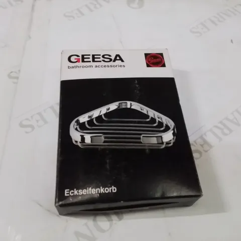 BOXED GEESA SPONGE AND SOAP HOLDER
