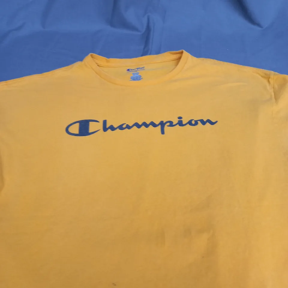 CHAMPION LOGO CASUAL T-SHIRT SIZE XXL