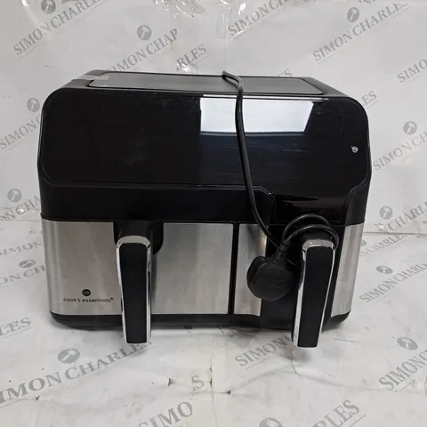 COOK'S ESSENTIALS 7.7L DUAL AIR FRYER 