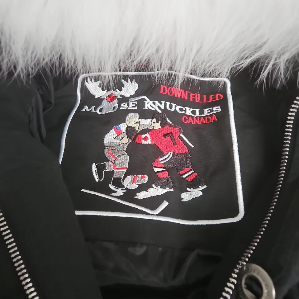 MOOSE KNUCKLES DOWN-FILLED PARKA WITH FUR TRIM HOOD – CANADA - SIZE UNSPECIFIED