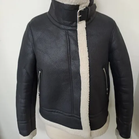 NEW LOOK PETITE JACKET IN BLACK - UK 12