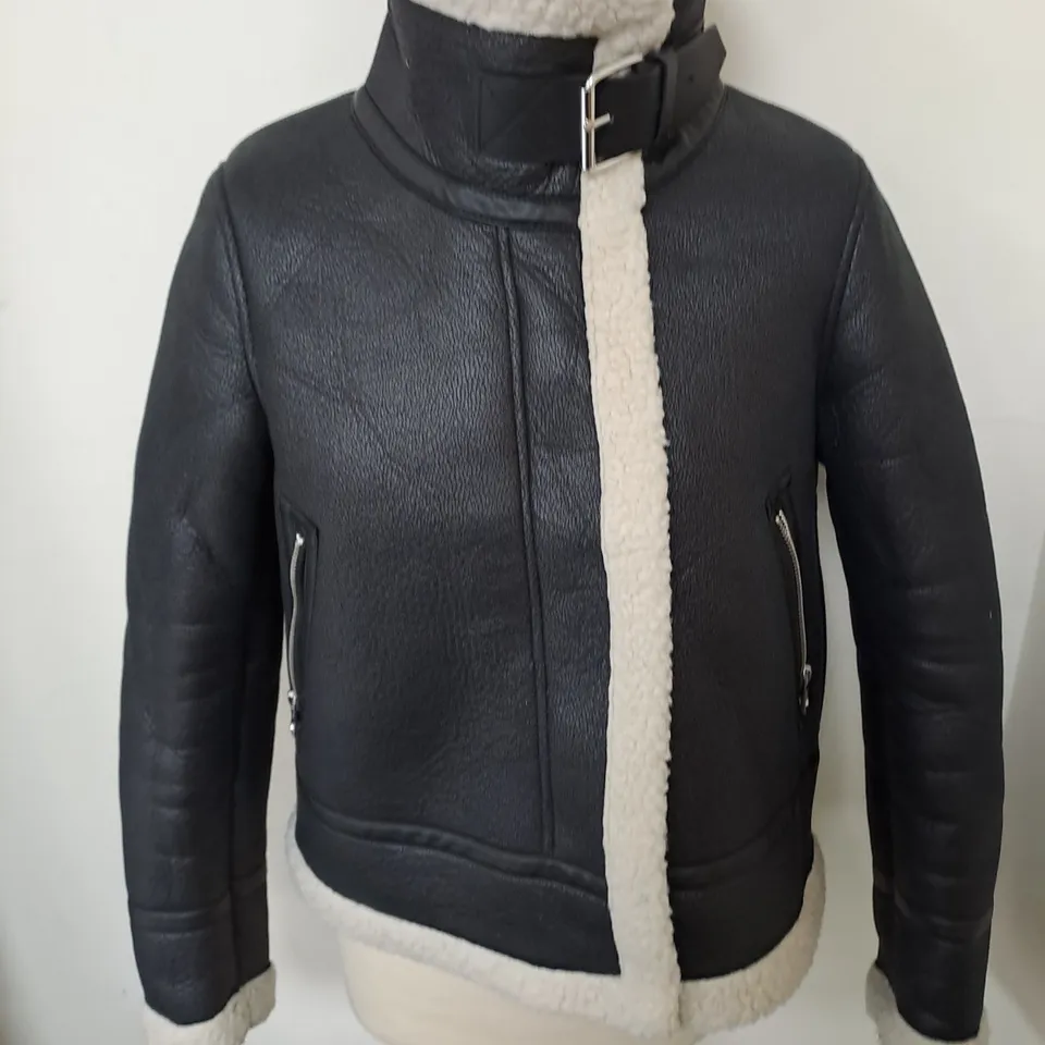 NEW LOOK PETITE JACKET IN BLACK - UK 12