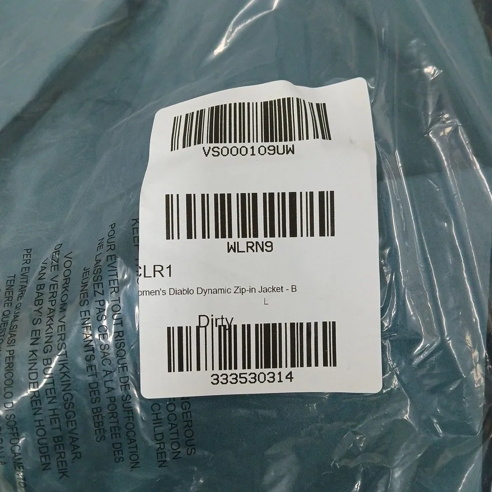 THE NORTH FACE WOMEN'S DIABLO DYNAMIC ZIP-IN JACKET – BLUE, UK L. BAGGED