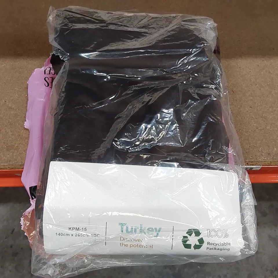 BAGGED EXTRA LONG & WIDE MATTE VELVET CURTAI. PANEL - 140 x 265cm