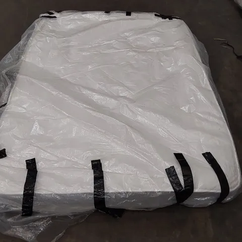 QUALITY BAGGED HYBRID MEMORY NATURAL OPEN COIL 4'6" DOUBLE MATTRESS