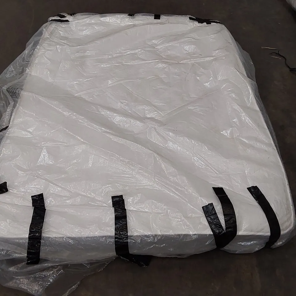 QUALITY BAGGED HYBRID MEMORY NATURAL OPEN COIL 4'6" DOUBLE MATTRESS 
