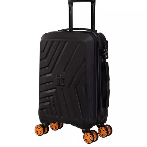 IT LUGGAGE CONVERTIBLE BLACK UNDERSEAT SUITCASE