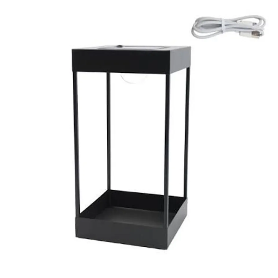 K BY KELLY HOPPEN OUTDOOR RECHARGEABLE PLANTER LANTERN