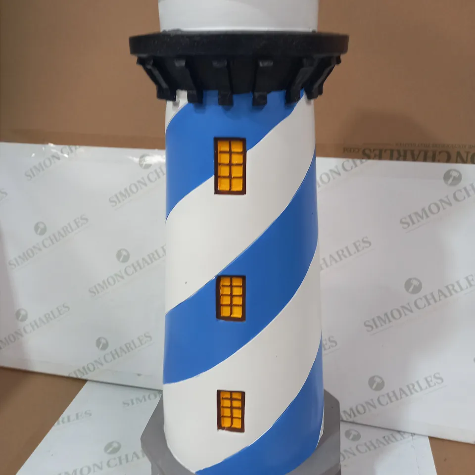 GARDEN REFLECTIONS XL SOLAR ROTATING 80CM LIGHTHOUSE