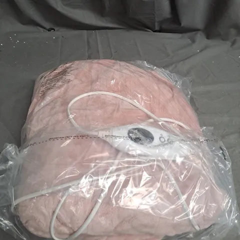 COZEE HOME VELVETSOFT HEATED THROW IN PINK