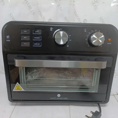 BOXED COOK'S ESSENTIAL 21-LITRE AIRFRYER OVEN IN BLACK