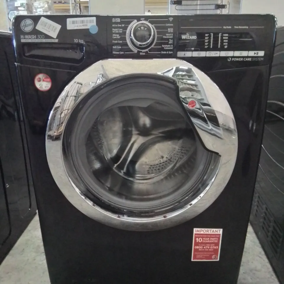 HOOVER 10KG HWASH 300 WASHING MACHINE IN BLACK 