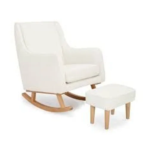 BOXED BABYMORE IDA NURSING CHAIR WITH STOOL - BOUCLÉ (1 BOX)