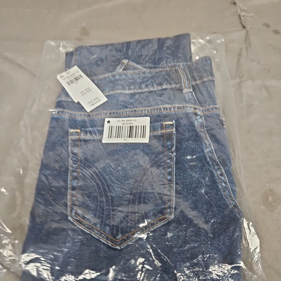 BAGGED HOLLISTER BLUE DENIM JEAN - SIZE UNSPECIFIED