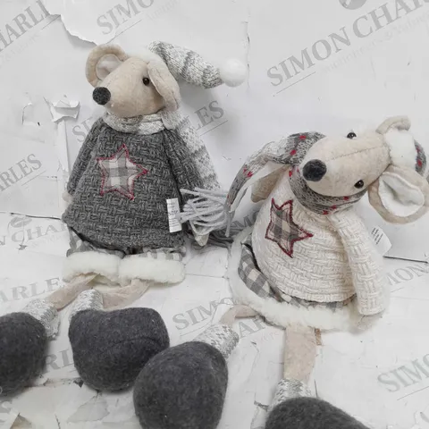 50CM SITTING MICE - BOY AND GIRL