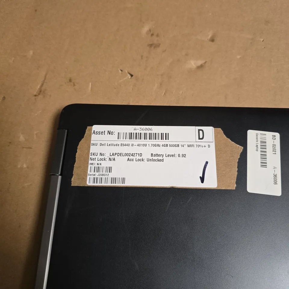 DELL LATITUDE E5440 LAPTOP – 14-INCH, I3-4010U, 4GB RAM, 500GB HDD, WIFI (BLACK)