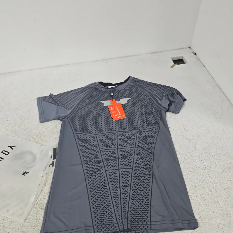 YOUNGLA T-SHIRT – GREY, SHORT-SLEEVE, SIZE S