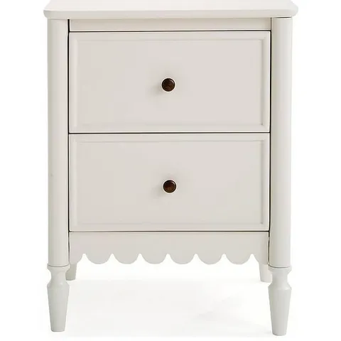 VERY HOME SCALLOP BEDSIDE CHEST - COLLECTION ONLY