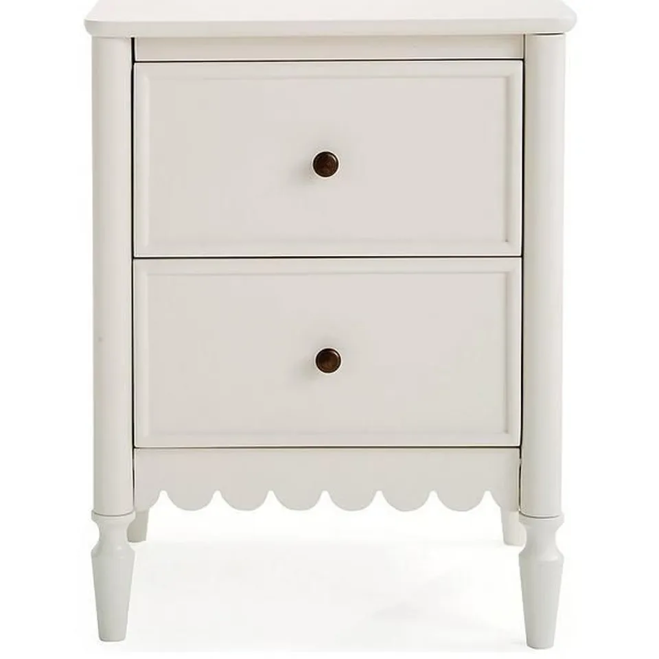 VERY HOME SCALLOP BEDSIDE CHEST - COLLECTION ONLY