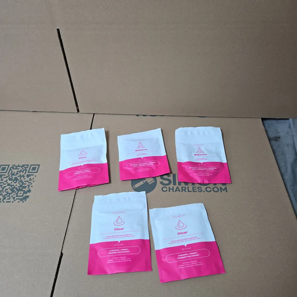 APPROXIMATELY 5 INTIMINA FOOS SUPPLEMENTS - BEST BEFORE 11/2025 