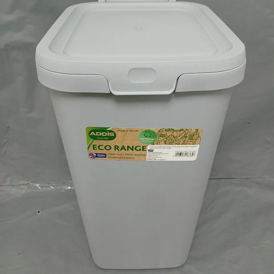 ADDIS 18-LITRE RECYCLING WASTE UTILITY CADDY BIN