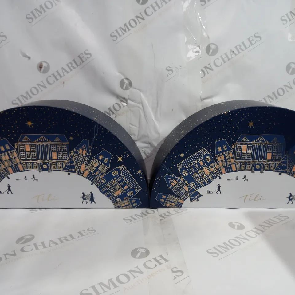 BOX OF APPROX 10 TILI CHRISTMAS STORAGE BOXES 