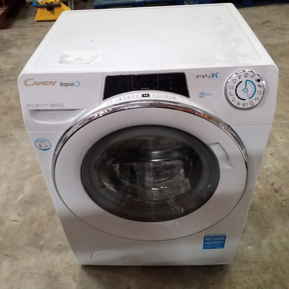 CANDY RAPIDO FREESTANDING WASHING MACHINE WHITE