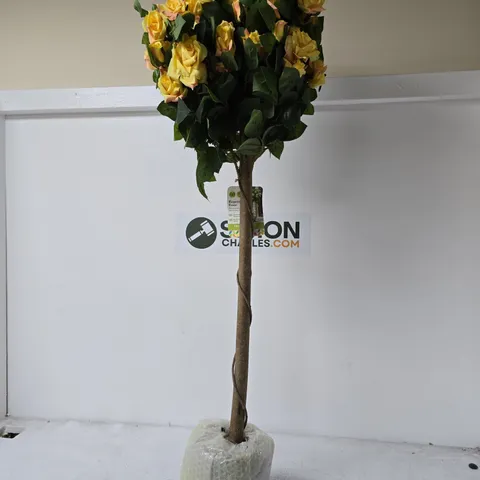 REGENT'S ROSE ARTIFICIAL TOPIARY TREE β 120 CM TALL