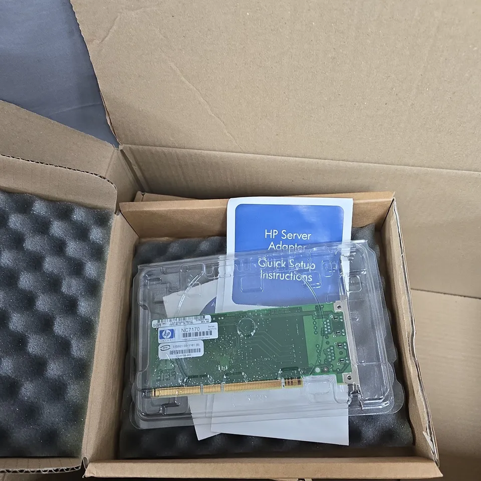 HP NC7170 SERVER ADAPTER PCIE CARD – IN ANTI-STATIC PACKAGING